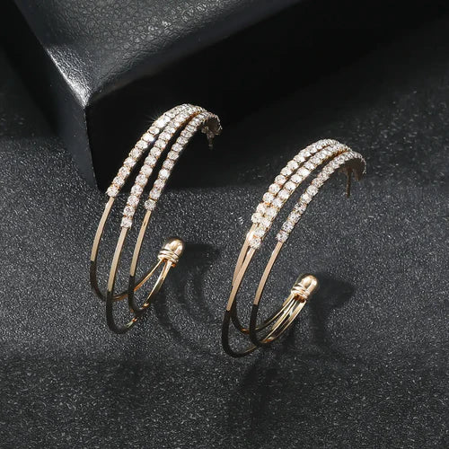 Gleam & Hoop Earrings