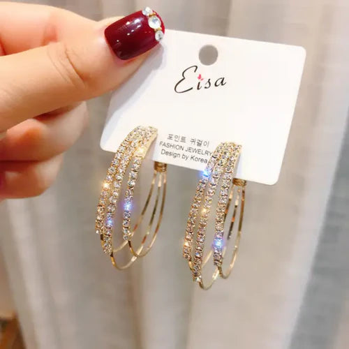 Gleam & Hoop Earrings