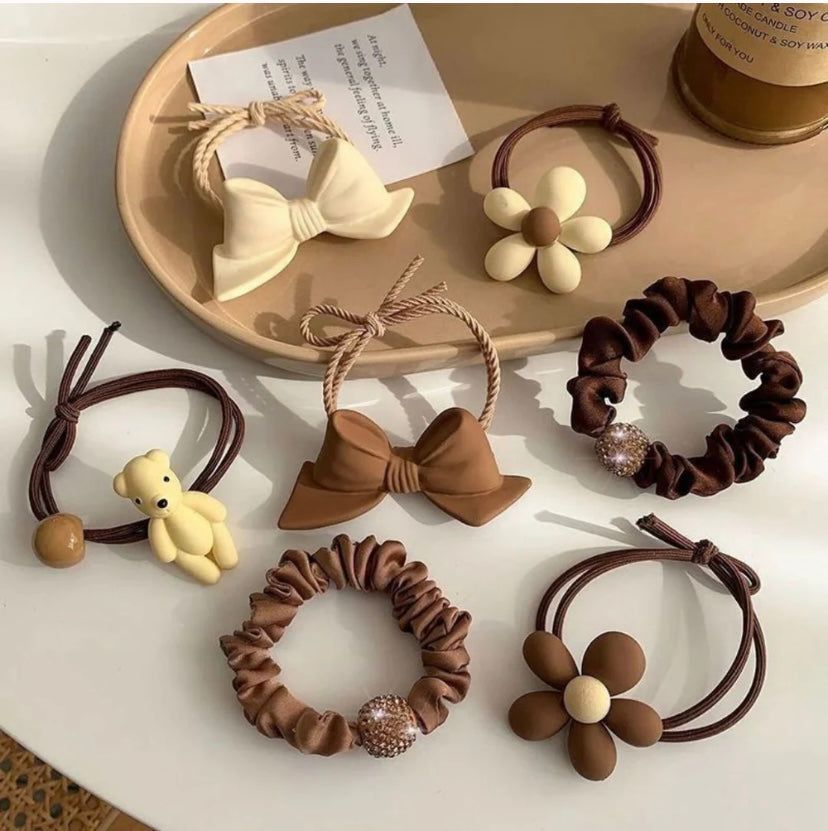 Premium Hair Accessories Gift Set – Pack of 7