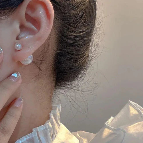 Perky Pearl Drop Earrings | Elegant Pearl Stud Earrings for Women